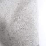 Zadig & Voltaire Vivi Brod Patch Cashmere Sweater Light Gray Size Extra Small