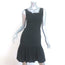 Proenza Schouler Sleeveless Ruffle Hem Dress Black Crepe Size 2