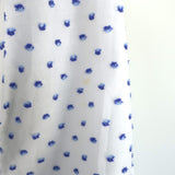 Marc Jacobs Sequined Collar Shirt White Polka Dot Size 6 Long Sleeve Top