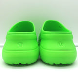 Balenciaga x Crocs Pool Slide Sandals Neon Green Rubber Size 36 NEW