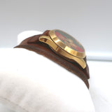 Gucci Le Marche des Merveilles Bee Watch Brown Leather Strap