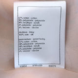 Chanel 24C Tweed Jewel-Button Vest Light Pink/Neon Cotton-Blend Size 38