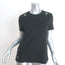 Proenza Schouler Grommet-Embellished Tee Black Size Extra Small Short Sleeve Top