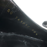 Saint Laurent Sadie Crystal Buckle Bow Slingback Pumps Black Crepe Size 38.5