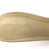 Bottega Veneta Padded Mules Beige Quilted Leather Size 36 Open Toe Heels