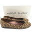 Manolo Blahnik Tere Leopard Print Ballet Flats Brown Size 38