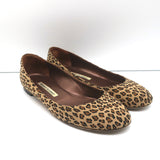 Manolo Blahnik Tere Leopard Print Ballet Flats Brown Size 38