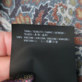 Saint Laurent Paisley Print Button Down Shirt Brown/Multi Crepe Size 40