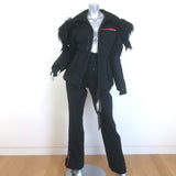 Prada Re-Nylon Extreme-Tex Stretch Ski Suit Black Size Medium NEW