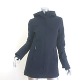 Prada Linea Rossa Hooded Padded Coat Dark Navy Size 40 Zip-Up Jacket