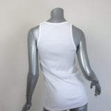 Saint Laurent Tank Top White Cotton Size Medium