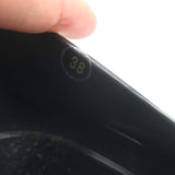 Gucci Marola Interlocking GG Peep Toe Jelly Wedge Pumps Black Size 38 NEW