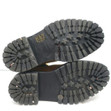 Proenza Schouler Chelsea Boots Beige Suede Size 38.5 Lug Sole Ankle Boots