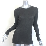 RRL Ralph Lauren Fine Ribbed Long Sleeve Top Charcoal Size 3