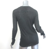 RRL Ralph Lauren Fine Ribbed Long Sleeve Top Charcoal Size 3