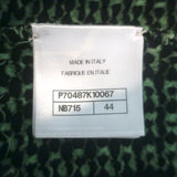 Chanel Cashmere Tweed Cardigan Jacket Sage Green Size 44