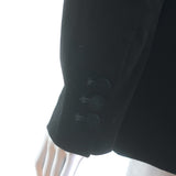 FRAME Classic Velvet Blazer Black Size 8 One-Button Jacket