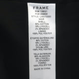 FRAME Classic Velvet Blazer Black Size 8 One-Button Jacket