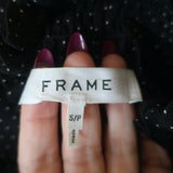 FRAME Smocked Sleeveless Blouse Black & White Polka Dot Silk Size Small