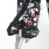 Chanel 2014 Supermarket Metallic Tweed Jacket Black/Multi Wool-Blend Size 38