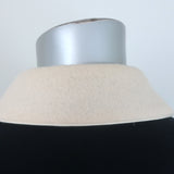 Ralph Lauren Blue Label Contrast-Collar Jacket Navy/Cream Wool Size 8