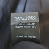 Isabel Marant Etoile Ruffled One Shoulder Mini Dress Teller Black Linen Size 38