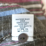 Xirena Zoe Tank Top Gray Metallic-Striped Cotton Size Extra Small