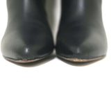 IRO Ruched Leather Knee High Boots Black Size 37
