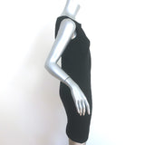 Ralph Lauren Collection Sleeveless Sheath Dress Black Stretch Wool Size 4