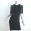 Stella McCartney April Illusion Dress Black Mesh & Crepe Size 42