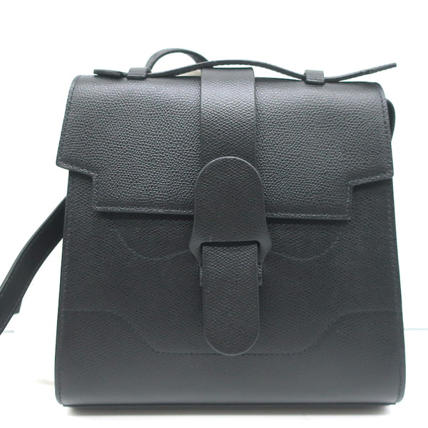 Senreve Mini Alunna Leather Crossbody Bag in Gray