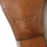 Partlow Abigail 55 Metallic-Embroidered Cowboy Boots White Leather Size 39