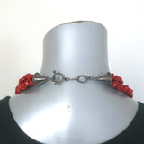 Coral Triple-Strand Necklace