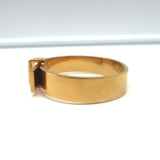 Celine Pontet Gold-Plated Hinged Bracelet Size Large