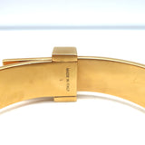 Celine Pontet Gold-Plated Hinged Bracelet Size Large