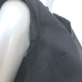 Veronica Beard Fountain Ruched Shirt Dress Black Stretch Cotton Size 6