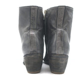 Officine Creative Ankle Boots Gray Leather Size 38