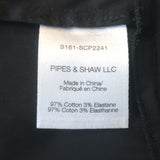 Veronica Beard Fountain Ruched Shirt Dress Black Stretch Cotton Size 6