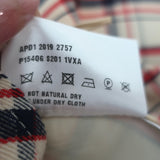 Prada Plaid Pleated Midi Skirt Ivory/Red/Navy Virgin Wool Size 40