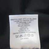 Veronica Beard Fountain Ruched Shirt Dress Black Stretch Cotton Size 6