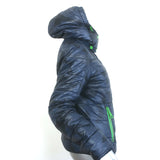 Authier Taormina Camo Hooded Puffer Jacket Navy Size 44