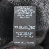 Isabel Marant Etoile Glitz Buffalo Check Blanket Coat Black/Gray Size 34