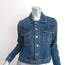 FRAME Denim Jacket Moore Gate Dark Blue Stretch Cotton Size Small