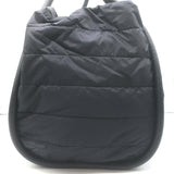 Max Mara Marine Quilted Nylon Tote Black Large Crossbody Bag