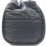 Max Mara Marine Quilted Nylon Tote Black Large Crossbody Bag