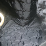 Max Mara Marine Quilted Nylon Tote Black Large Crossbody Bag