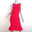 Michael Kors Collection Sleeveless Trumpet Hem Dress Azalea Wool Crepe Size 6