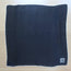 Ralph Lauren Purple Label Art Deco Logo Scarf Black Silk Chiffon