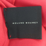 Roland Mouret for Neiman Marcus Asymmetric Sheath Dress Red Crepe Size US 6