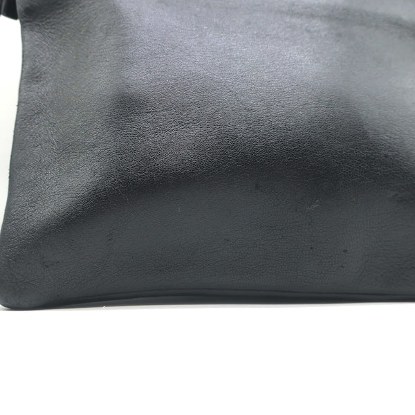 Celine Large Trio Crossbody Bag Black Leather – Celebrity Owned